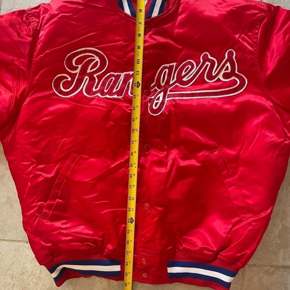 MLB Texas Rangers vintage Starter jacket retro 90s 80s XL Correa Seagar Seager - Picture 10 of 13